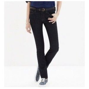Madewell Rivet & Thread Selvedge Dark Wash Jeans